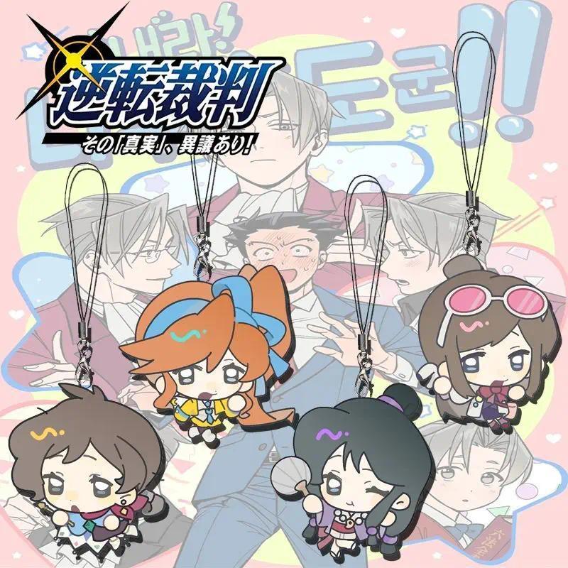 Anime Ace Attorney for Mobile Phone Strap Gyakuten Saiban Phoenix Wright Lanyard for IPhone Mobile