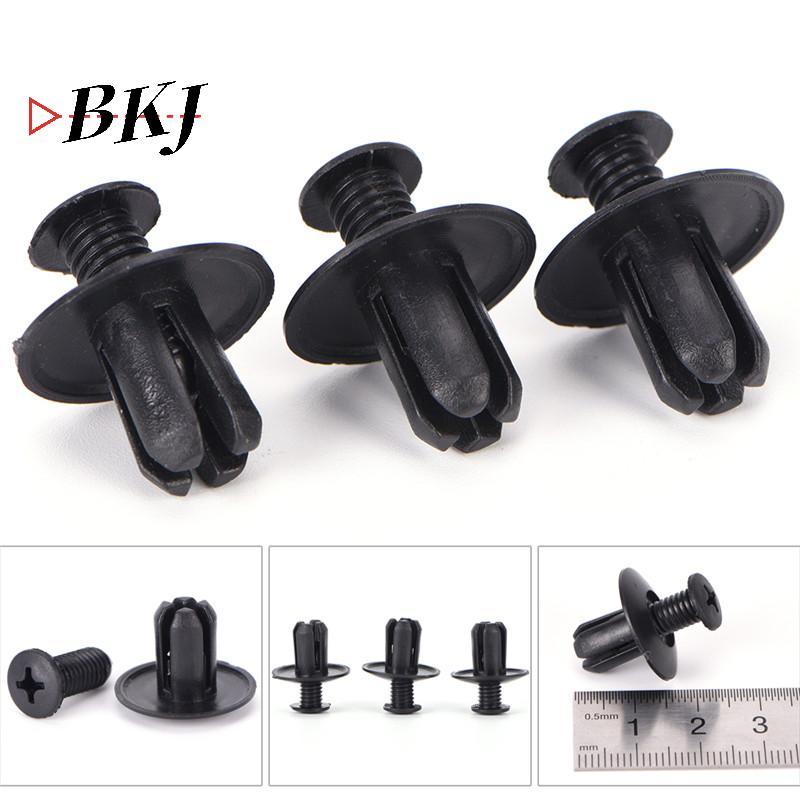 [KJ] 50 chiếc chốt cản xe ô tô tự động 8mm Chốt kẹp nhựa đẩy [Mới]