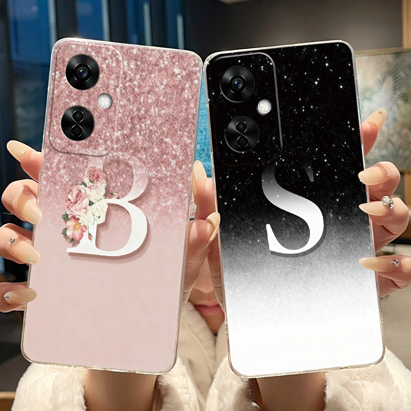 Ốp Lưng Cho OnePlus Nord CE 3 Lite Vỏ Sang Trọng Thanh Lịch Chữ Trong Suốt Silicon Mềm Ốp lưng OnePl