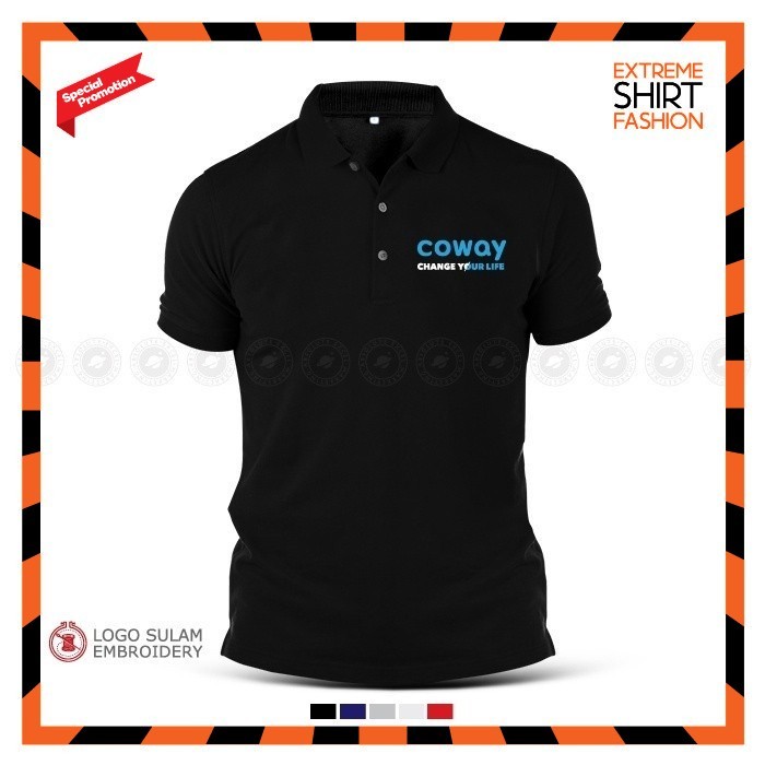 Áo Polo Tee Áo Cotton Coway Lọc Nước Máy Lọc Máy Lọc Nóng Lạnh Đồng Phục Cổ Áo Polo Áo Jersey
