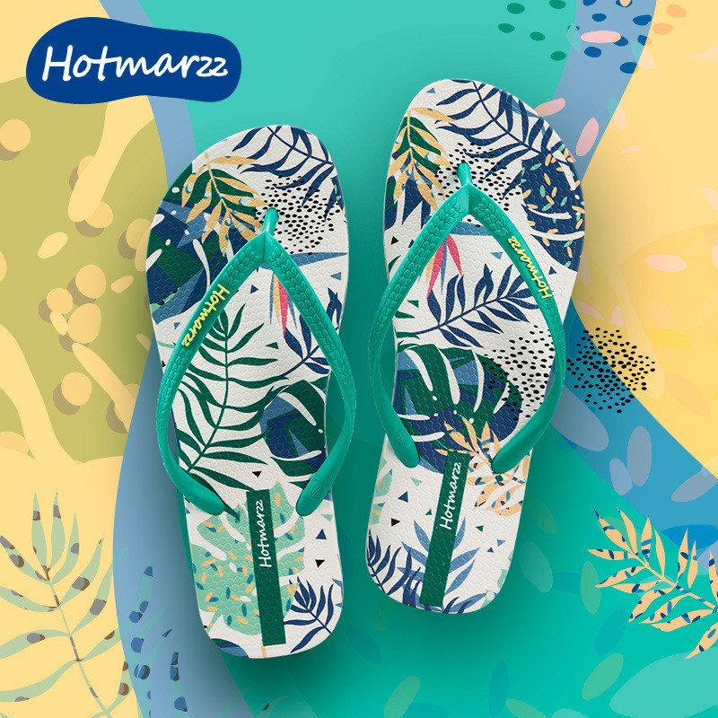 Hotmarzz Hotmarzz Phong Cách Mới Dép Nữ Chống Trơn Trượt Flip-Flops Mặc Ngoài Trời Dép Mùa Hè