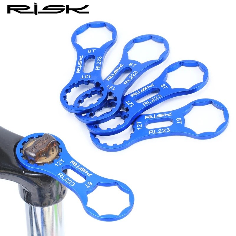 WERISK MTB Bike Suntour Front Fork Công cụ sửa chữa giảm xóc Xe đạp 8T 12T Cờ lê cho Suntour XCM XCR