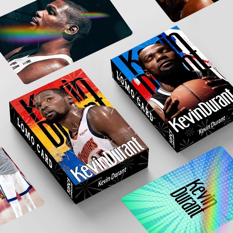 Kevin Durant Laser Photocard Lomo Card Bưu Thiếp 30 Cái / hộp