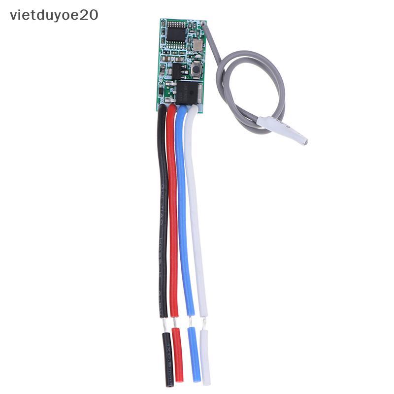 Vie 433Mhz 1CH RF Relay Receiver không dây điều khiển từ xa chuyển đổi ánh sáng Micro mô-đun VN