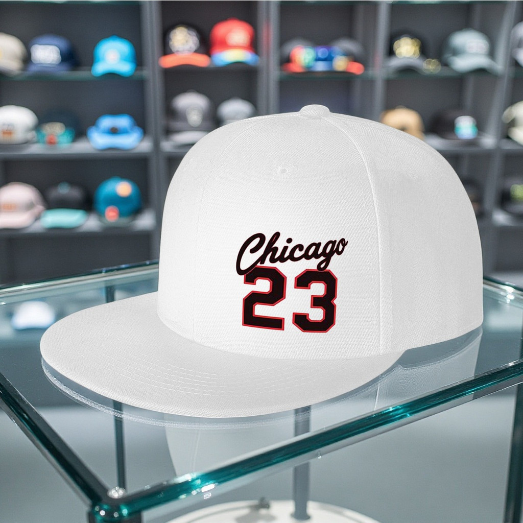 Spot Chicago No. 23 In Hình Mũ Mái Nhà Bóng Chày Có Thể Điều Chỉnh Kích Thước Golf Eaves Cap Thể Tha