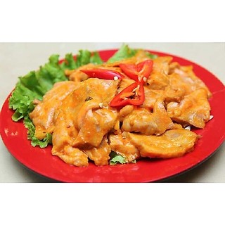 Vú heo ướp chao sa tế (500g)
