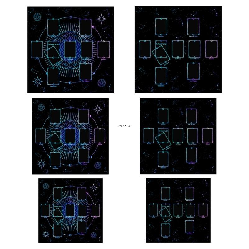 MG Square Altar Board Game Card Pad Runes Table Fabric Thảm chơi game bảng bí ẩn