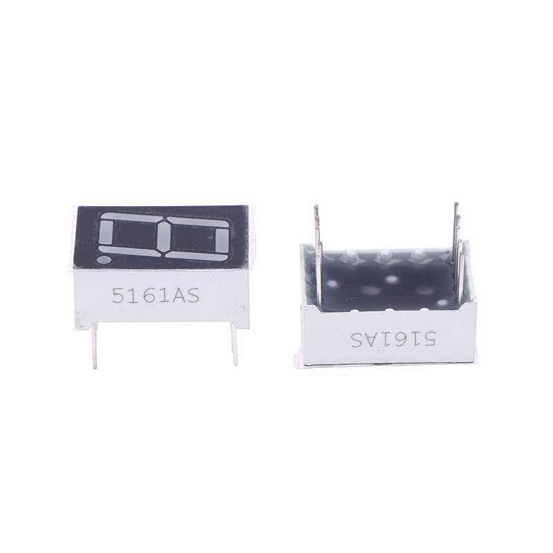 [VG] 10 Chiếc Kỹ Thuật Số Tubemon AnodeCathode 0.56 Inch 10Pins 5161AS 5161BS 1 Bit Chữ Số 7 Phân Đo