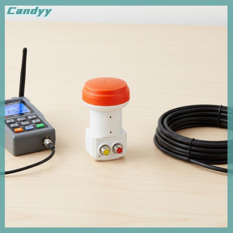 NDY Digital KU Band Twin Dual LNB Bộ chuyển đổi tuyến tính đa năng Hai cổng đầu ra cho đầu thu TV vệ