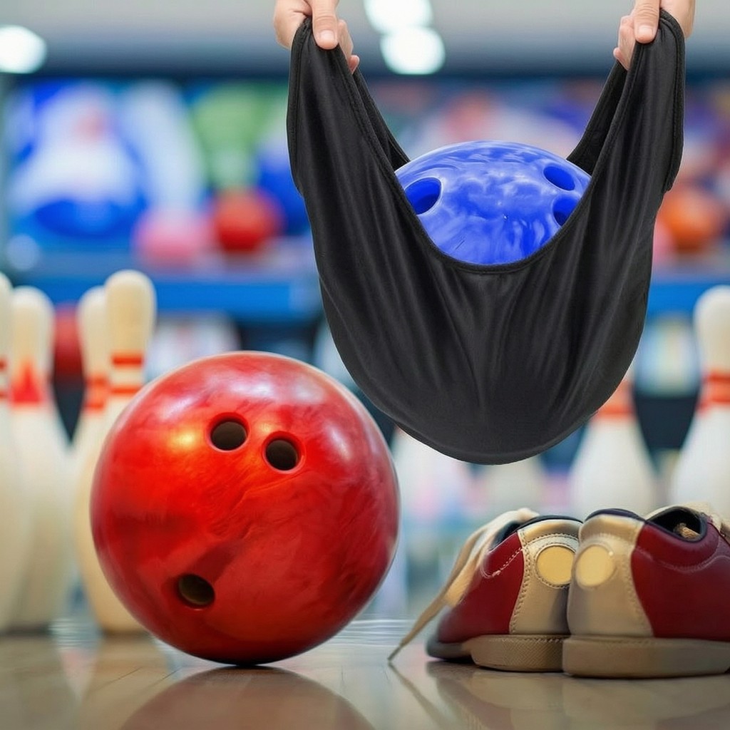 Túi làm sạch bóng bowling Túi đánh bóng bowling nhẹ thấm hút mềm cho người chơi bowling
