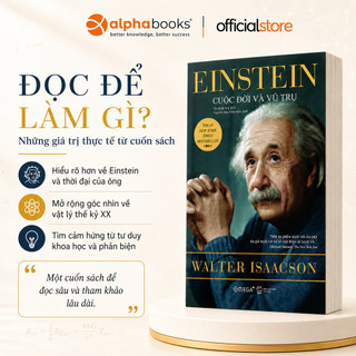 Sách - Einstein Cuộc Đời Và Vũ Trụ - Walter Isaacson (Omega Plus)
