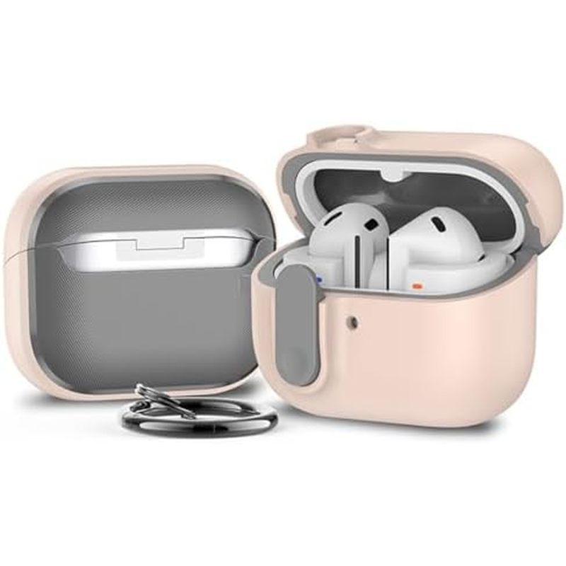Ốp Lưng Cứng Miimall Cho Samsung Galaxy Buds 3 / Buds3 Pro / Buds3 FE Có Khóa Bảo Vệ An Toàn, Chống 