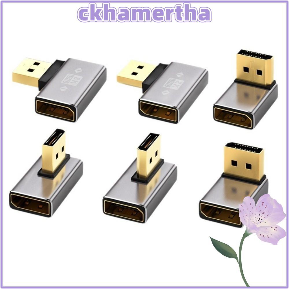 Bộ chuyển đổi cổng hiển thị CKHAMPH, Bộ chuyển đổi nam sang nữ hình chữ L DP1.4 DP, Bộ mở rộng cáp D