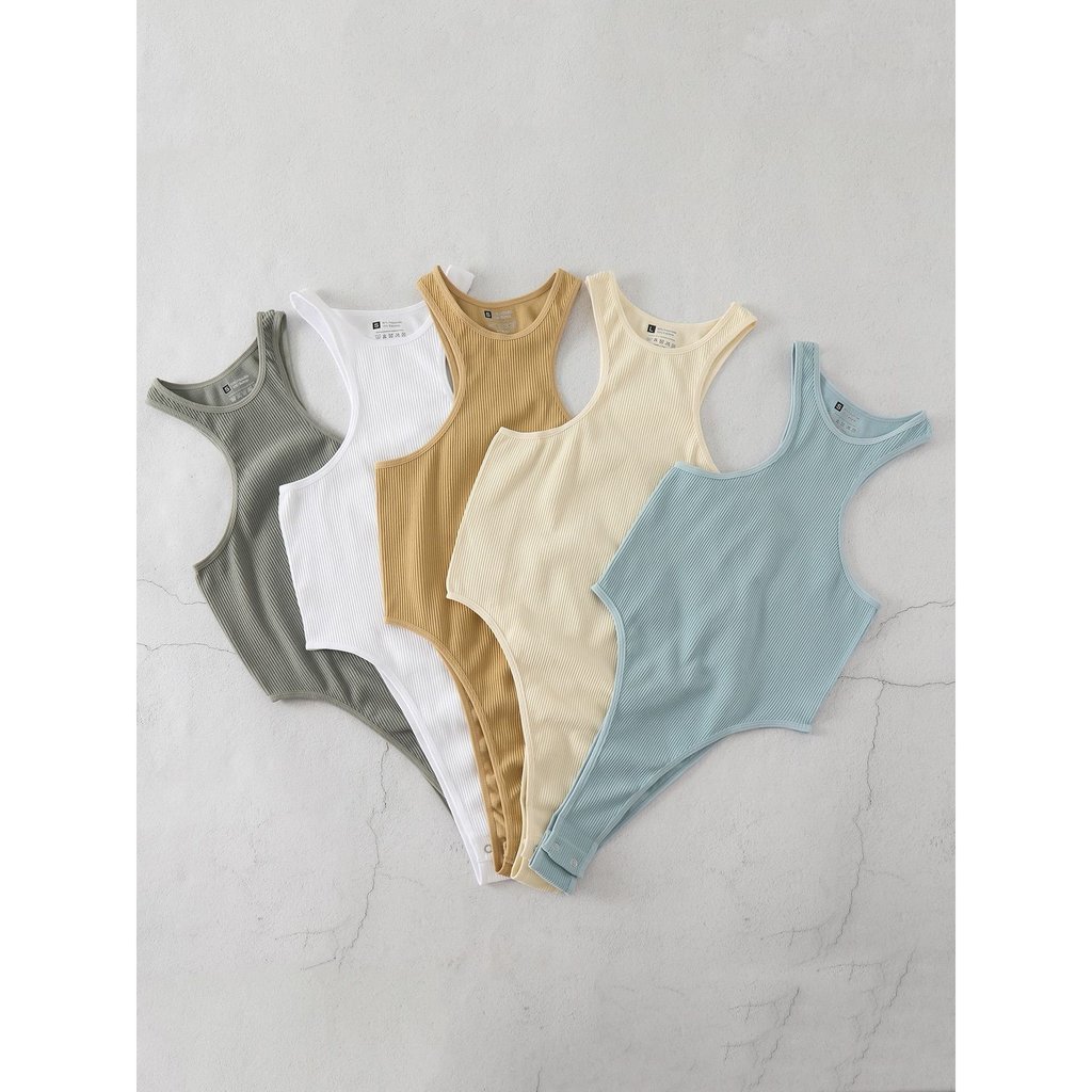 Bodysuit tập yoga chữ Y liền thân tam giác liền mạch gợi cảm tôn vòng ba trang phục thể thao tập gym