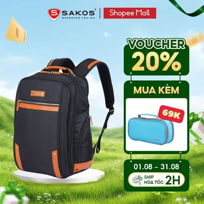 Balo Laptop Du Lịch Cao Cấp SAKOS EMPIRE B 15.6 Inch Bền Bỉ Hiện Đại