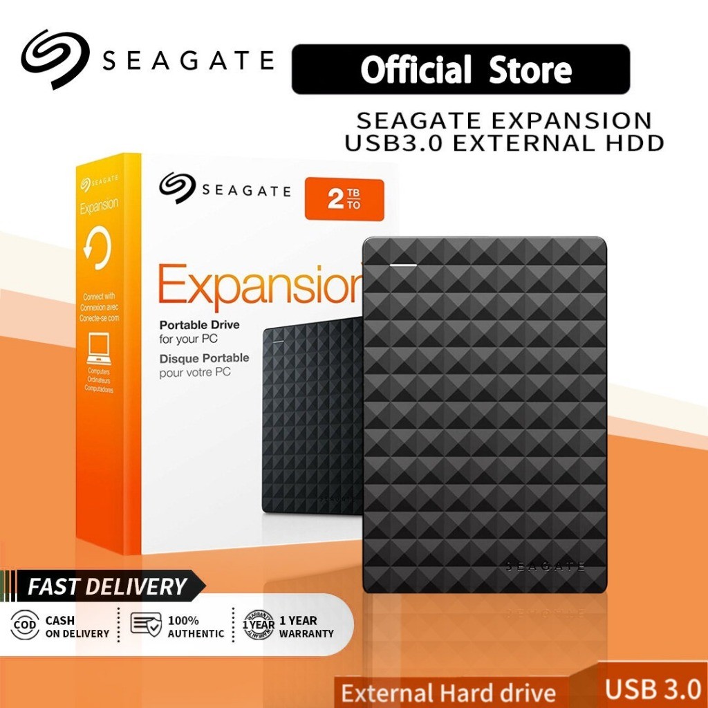 Ổ cứng gắn ngoài Seagate 4TB 2TB Mở rộng USB 3.0 Ổ cứng gắn ngoài 2TB / 1TB Ổ cứng gắn ngoài di động
