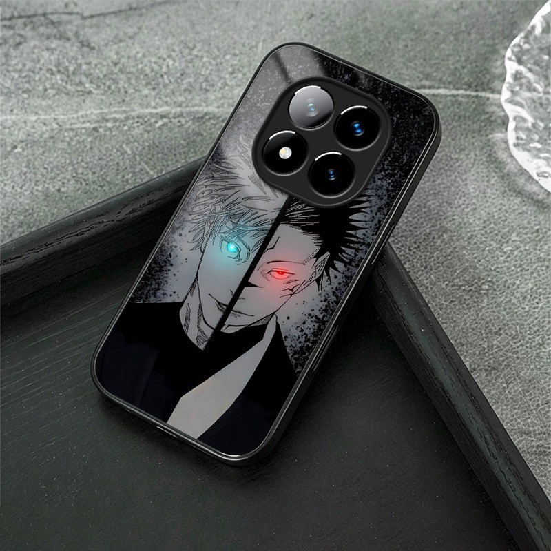 Gojo vs sukuna 01 Vỏ Điện Thoại Kính Cho Xiaomi Redmi Note 11 12 13 14 15 Poco X5 X6 X7 X8 Pro 14T 1