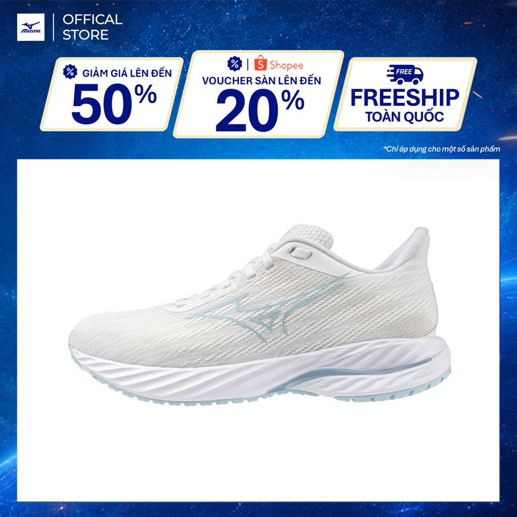 Giày Chạy Bộ Mizuno Wave Inspire 21 - Trắng - J1GD254475