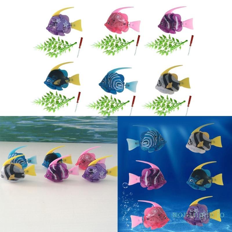 JOJO LED Điện Tử Cá Mèo Đồ Chơi Tương Tác Đồ Chơi Mèo Nước Đồ Chơi Trong Nhà