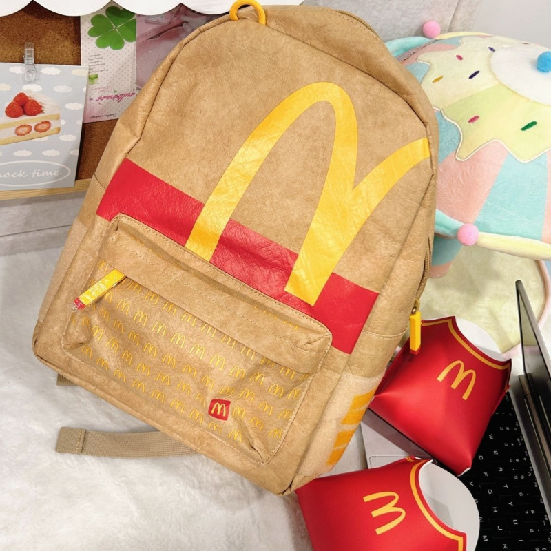 2026 Phong Cách Mới McDonald 's Big Potato Ba Lô Nhật Bản Vui Vẻ Giá Trị Cao Của McDonald 's Ba Lô D