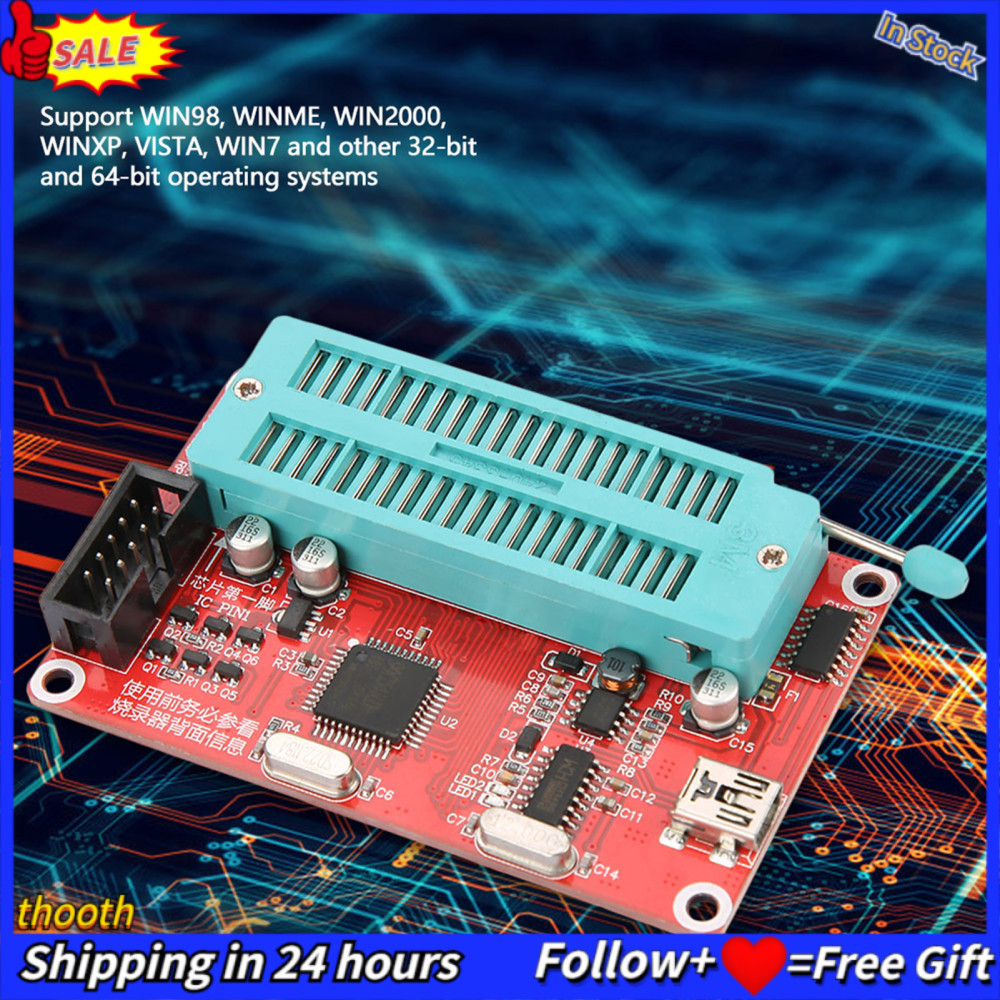 Thooth Chip ghi Chip Bộ nhớ USB Lập trình viên Pic SCM / 24/93 Series Chip đơn cho tất cả các loại h