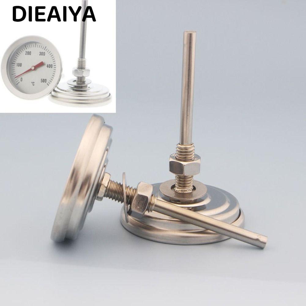 Lò nướng nhiệt kế BBQ DIAIYA 0-500°C Đồng hồ đo nhiệt độ