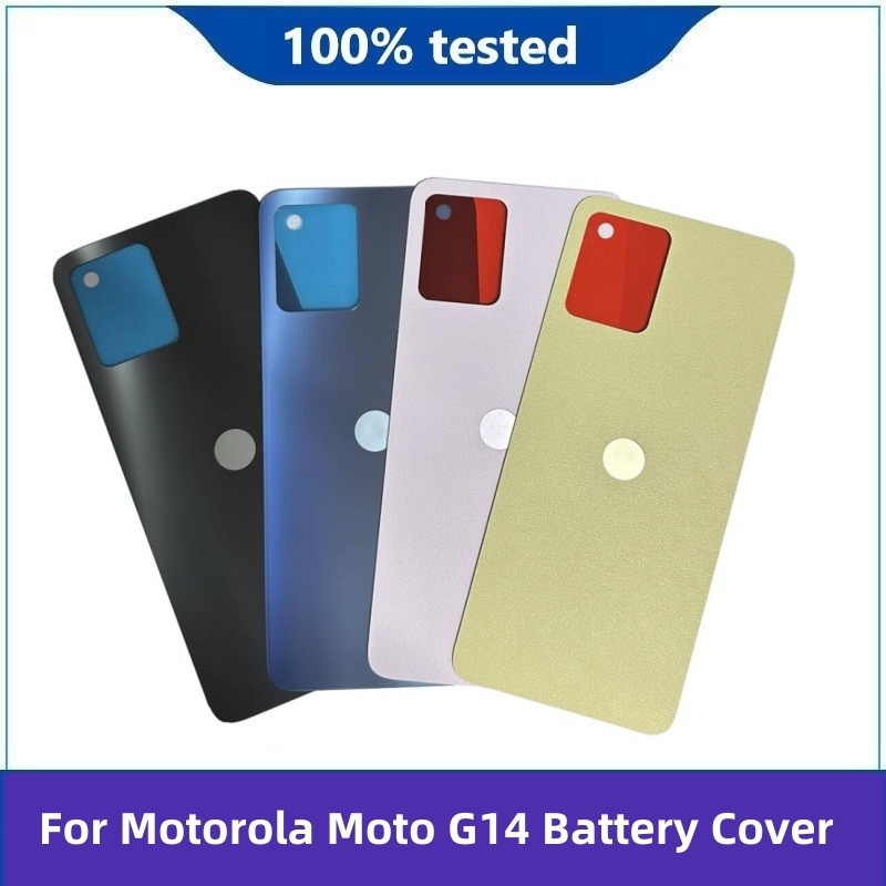 6.5 "Dành Cho Motorola Moto G14 Vỏ Pin Cửa Sau Vỏ Thay Thế Cho Moto G14 Ốp điện thoại PAYF0010IN Mặt