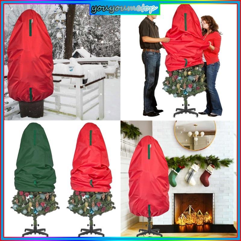 YOUYO Dễ dàng lưu trữ Túi đựng cây thông Noel dọc Vỏ bảo vệ chống nước và chống nước Thiết kế di độn