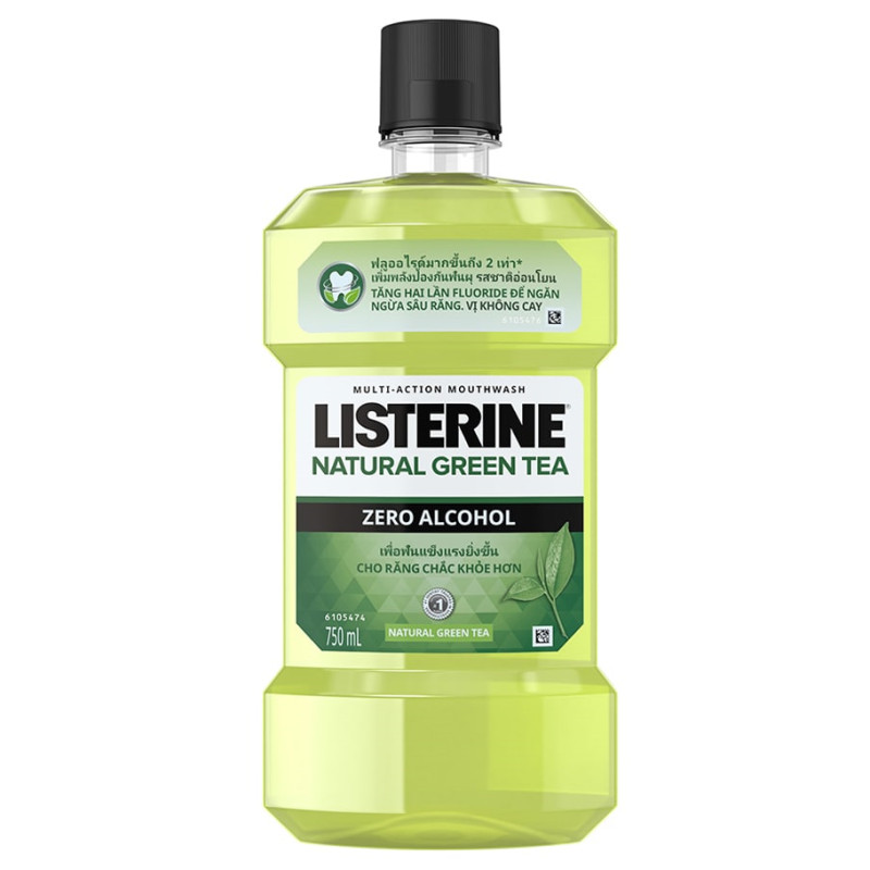 Nước súc miệng Listerine trà xanh 750ml - 12524