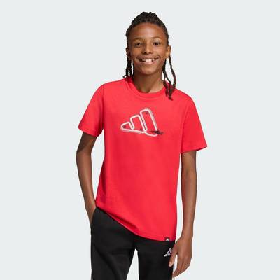 adidas Phong cách sống ÁO THUN GRAPHIC ADRENALINE AESTHETIC DÀNH CHO TRẺ EM Trẻ em Đỏ KA0512
