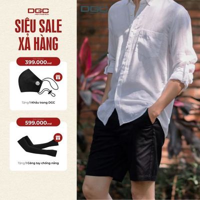 Quần short kaki nam DGC chất liệu kaki co giãn nhẹ, thoáng mát - SQSBC06M