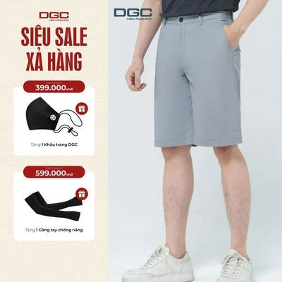 Quần short nam kaki DGCs - kiểu dáng thoải mái, năng động - SQSBC01M