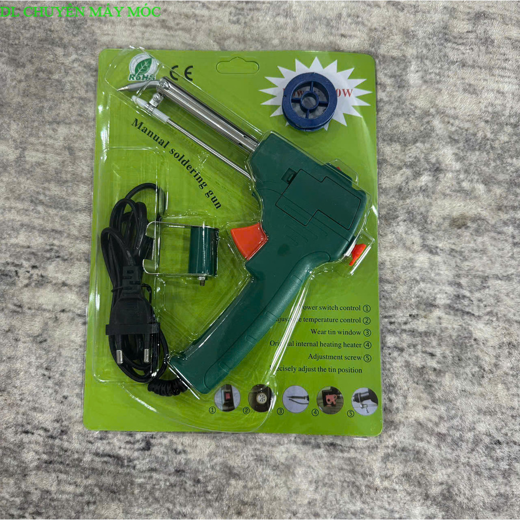 150W-MỎ HÀN THIẾC - SÚNG HANCHI-150W  HÀN TỰ ĐỘNG - MỎ HÀN XUNG, Máy hàn xung( TẶNG CUỘN THIẾC KÈM) 
