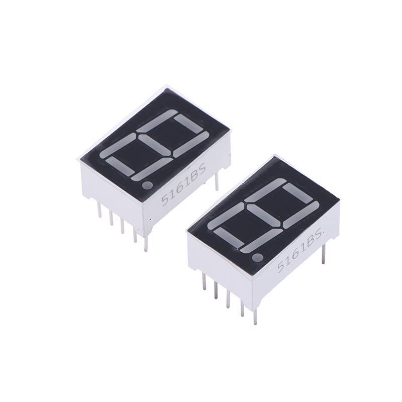 10 Chiếc Kỹ Thuật Số Tubemon AnodeCathode 0.56 Inch 10Pins 5161AS 5161BS 1 Bit Chữ Số 7 Phân Đoạn LE
