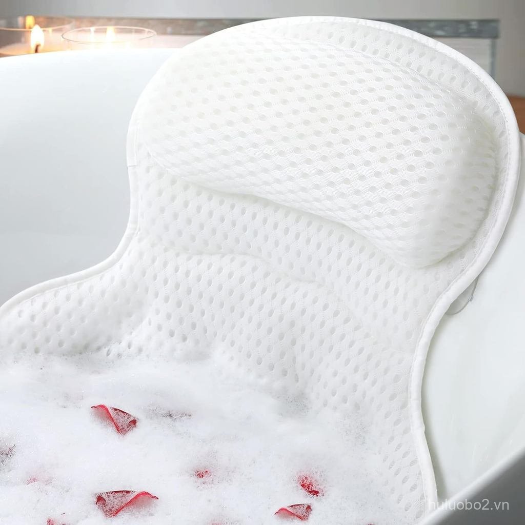 Bath pillow，Luxury bathtub pillow，Used for neck and back support in the bathtub，The bathtub pillow i