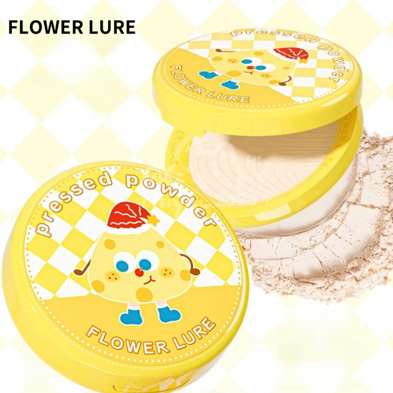 ❆ ❈ * FLOWER LURE Powder Oil Control Makeup Setting Lâu trôi Không dễ dàng loại bỏ phấn trang điểm