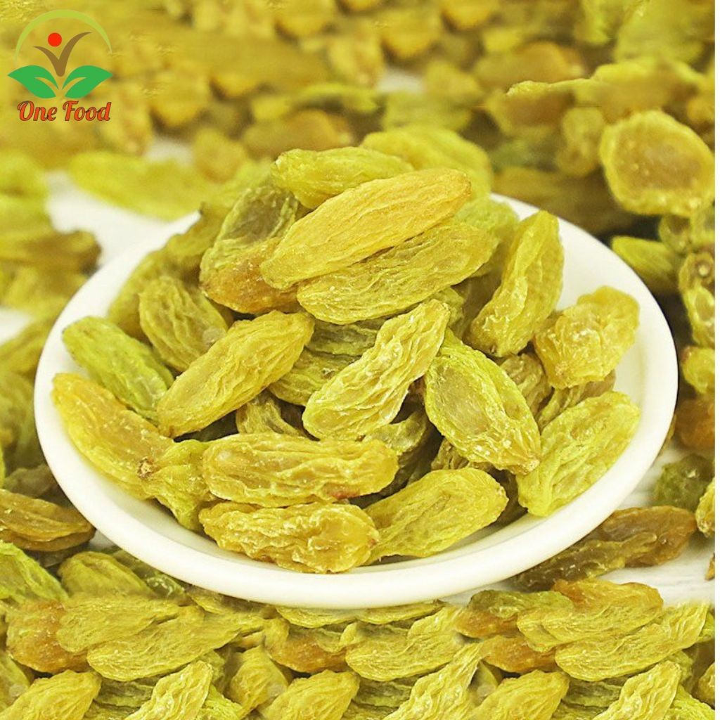 Nho Khô Xanh Mỹ Raisins Không Hạt Onefood68, Nho Xanh Sấy Khô Không Đường Ăn Vặt, Làm Bánh
