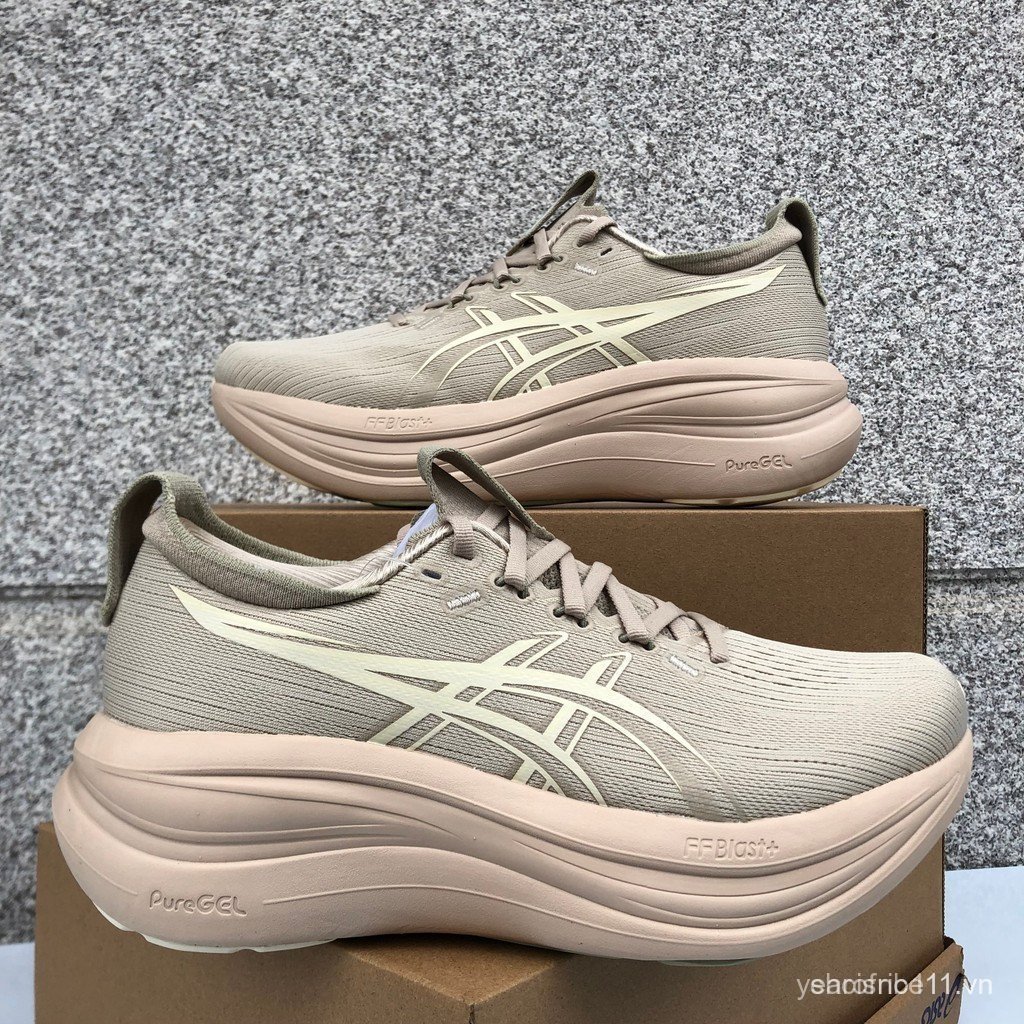 Giày chạy bộ Asics GEL-NIMBUS 28-Breathable, chống sốc IDSU FMKW