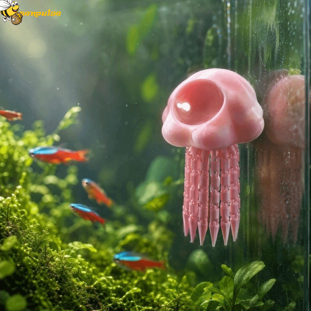 Hang ẩn náu bể cá ZENPULSE, Trang trí nơi trú ẩn tôm cá bằng nhựa phát sáng, Nơi trú ẩn cá nhỏ có cố