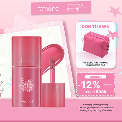 [Romand] Son nước lì tự nhiên Romand Bare Water Tint