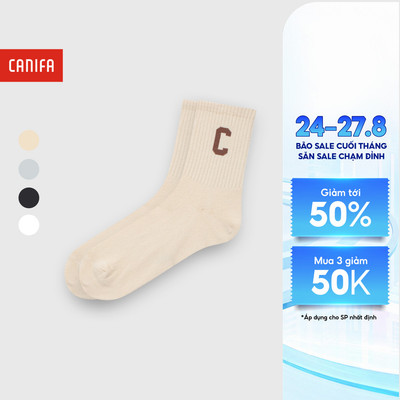 Tất unisex người lớn CANIFA cổ cao 5AK25A003