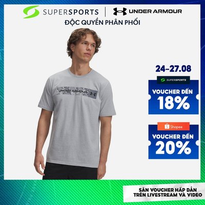 Áo Thun Tay Ngắn Nam Under Armour Camo Chest Stripe - 1376830-011
