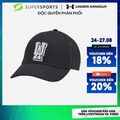 NEW - Mũ Lưỡi Trai Thể Thao Nam Under Armour Sportstyle Snapback - Đen - 1383443-001