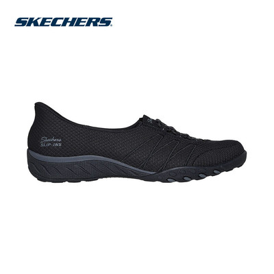 Giày Búp Bê Nữ Skechers Slip-ins Modern Comfort Breathe-Easy Striking Stroll - 100755-BBK Air-Cooled Memory Foam