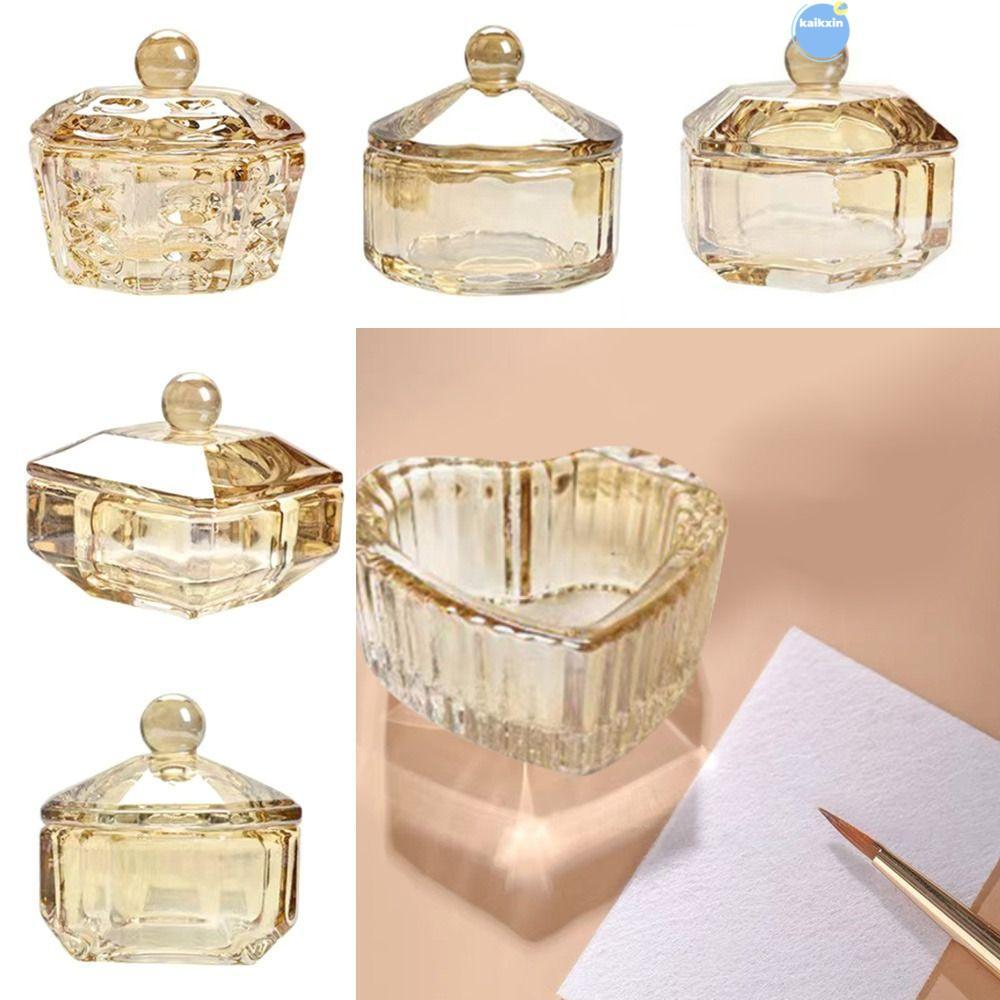 COOLSO Liquid Powder Glass, Acrylic Nail Supplies Glass Dappen Dish, Phụ kiện Crystal Universal Nail