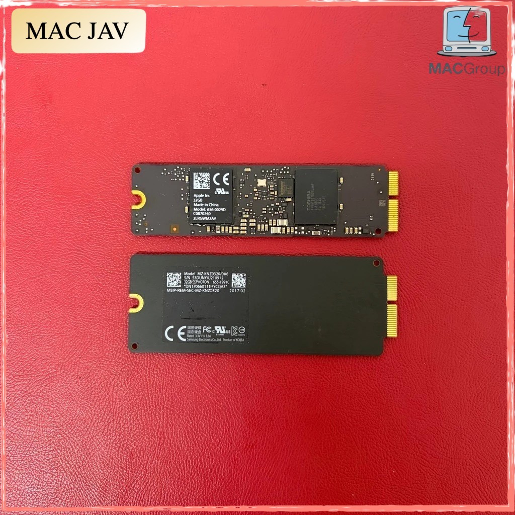 SSD 32GB, 128GB || Hàng tháo máy MÁC || Chỉ dùng được cho máy MÁC, Không dùng cho máy Win