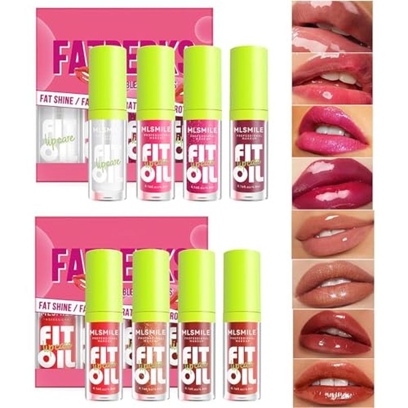 Dầu béo 8 màu Lip Gloss Lip Oil Lip Glaze Hydrating Lip Glow Oil (A #&C #)