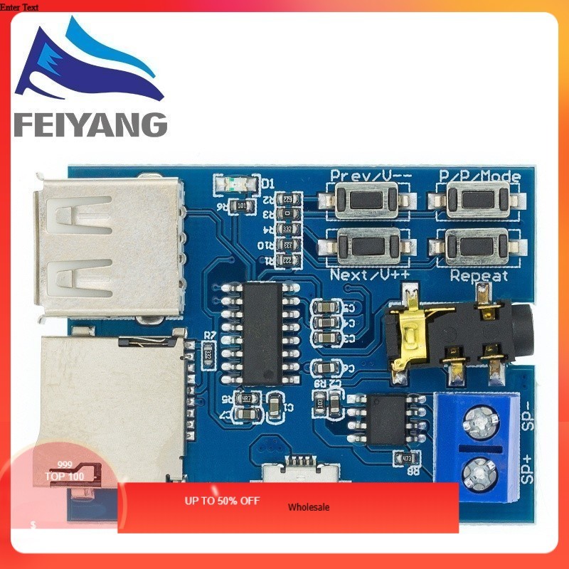 099 Bảng Mạch Mp3 Mp3 Giải Mã Âm Thanh TF card U disk MP3