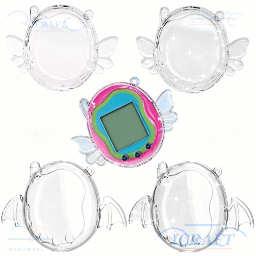 CRAFT Bảo vệ, Thiết kế vỏ trò chơi pha lê PC, viền mịn chống trầy xước Vỏ bảo vệ toàn thân cho Tamag