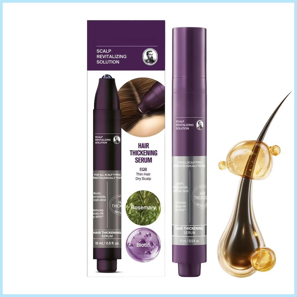 Chất lỏng tăng cường tóc 15ml Volumizing Refresh Rolling Solution Rolling Massage Volumizing Hair Li